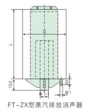 FT-ZX型蒸汽排放消声器