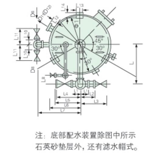 无顶压逆流再生阴阳离子交换器